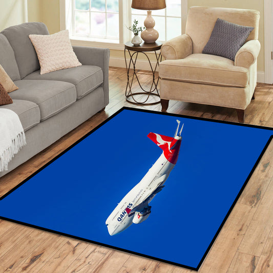 Qantas 747-400 Rectangle Rug