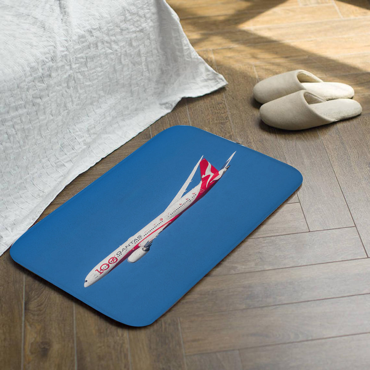 Qantas Boeing 787-9 VH-ZNJ 100 Years Dreamliner Shower / Bath Mat