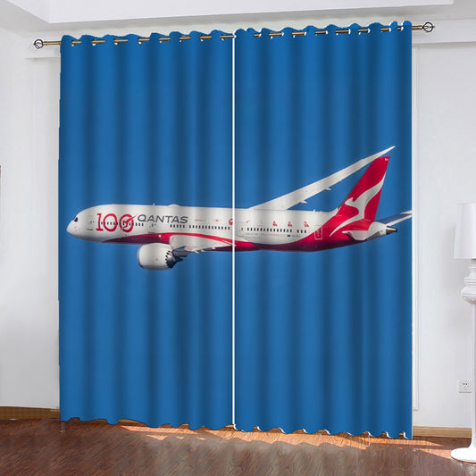 Qantas Boeing 787-9 VH-ZNJ 100 Years Dreamliner Window Curtains