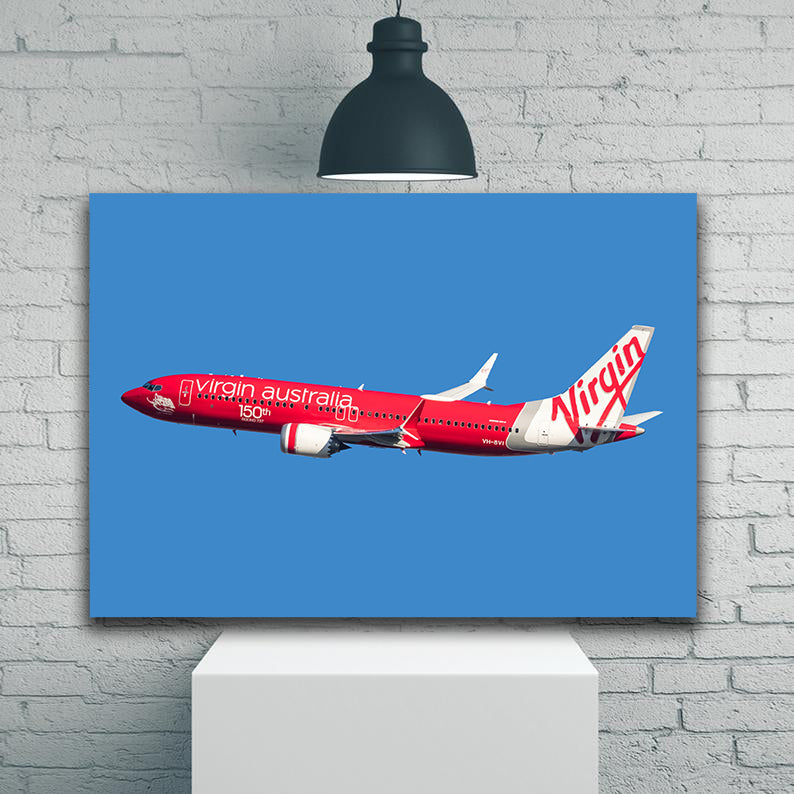 Virgin Australia Boeing 737 150th 737 Canvas Prints