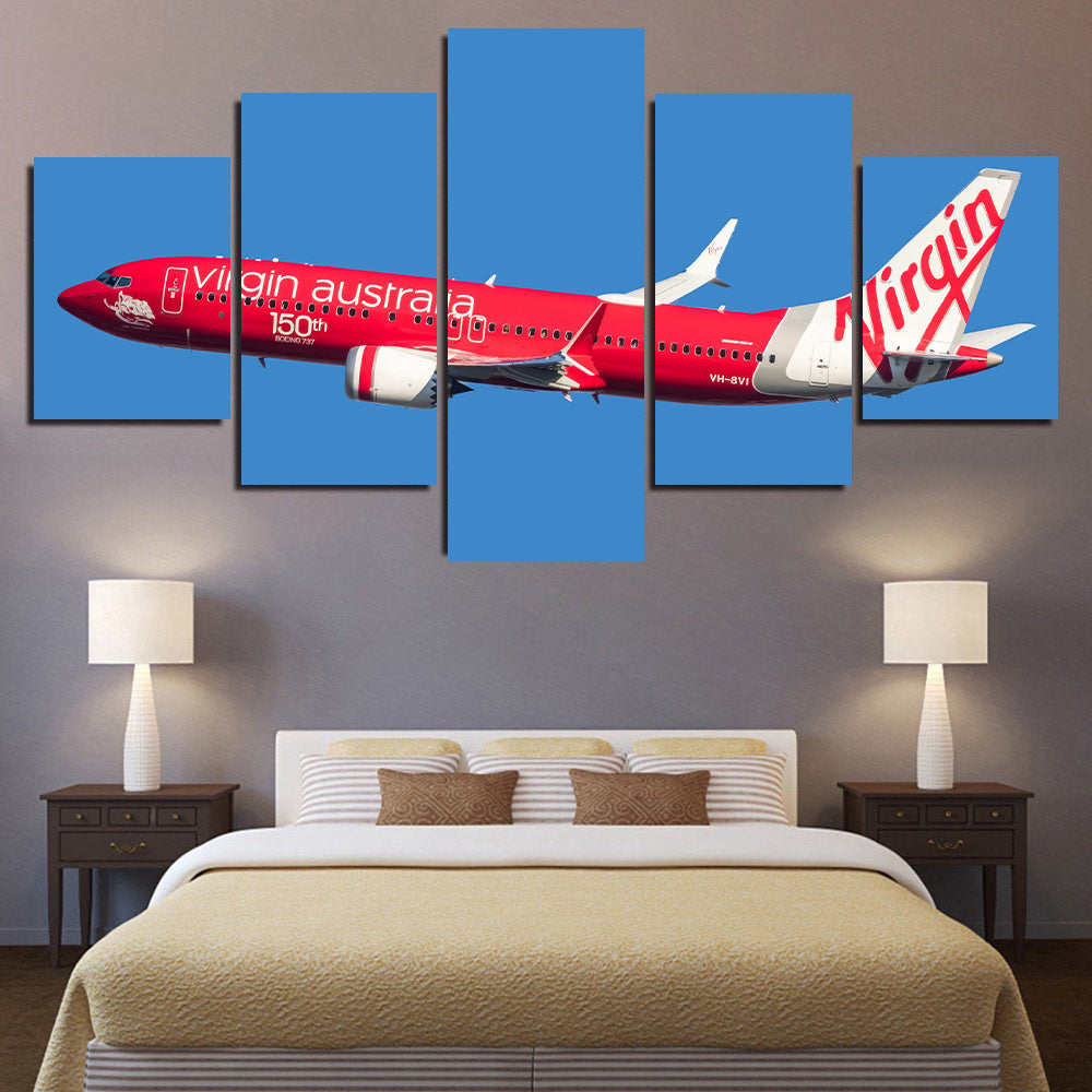 Virgin Australia Boeing 737 150th 737 Canvas Prints