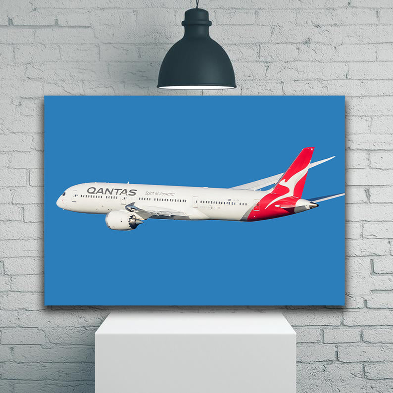 Qantas Boeing 787-9 Dreamliner Canvas Prints