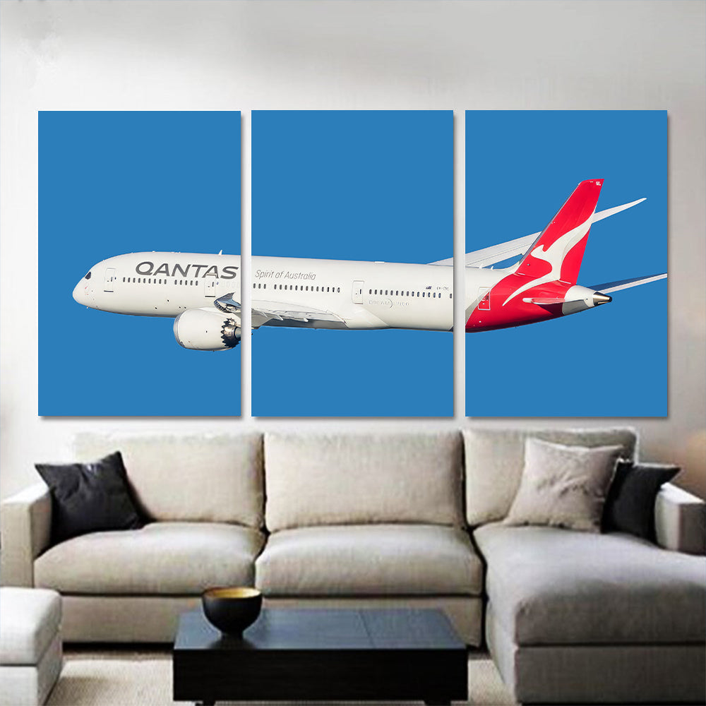 Qantas Boeing 787-9 Dreamliner Canvas Prints