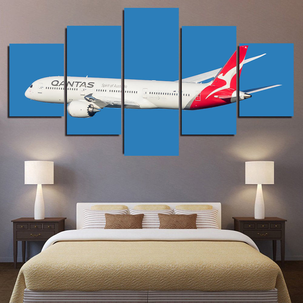 Qantas Boeing 787-9 Dreamliner Canvas Prints