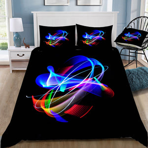 Abstract Sci- Fi Design Doona / Duvet Cover and 2 Pillow Slips