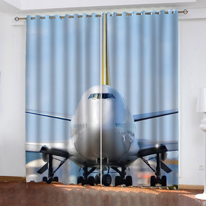 747-400 Head On Window Curtains