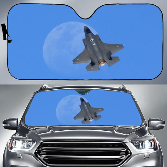 RAAF F-35 Display Flight at the Pacific Airshow 1PPJ002 Sunshade For Cars & Trucks