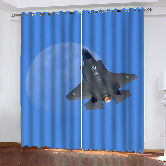 RAAF F-35 Display Flight at the Pacific Airshow 1PPJ002 Window Curtains