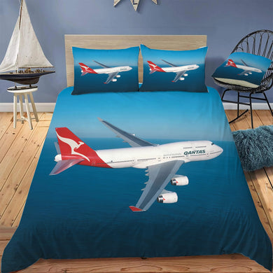 Qantas 747-400 Doona / Duvet Cover and 2 Pillow Slips