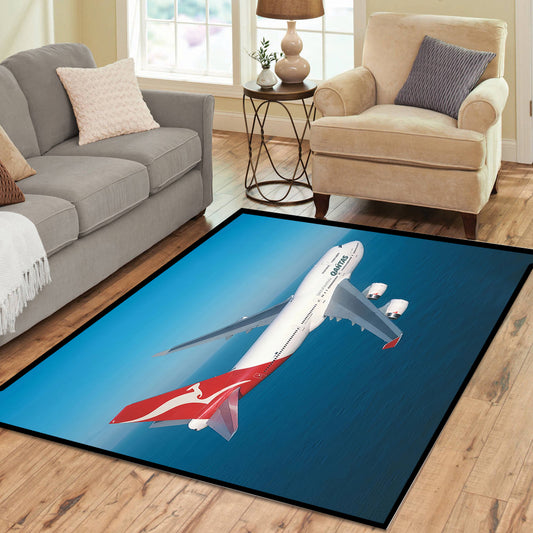 Qantas 747-400 Rectangle Rug