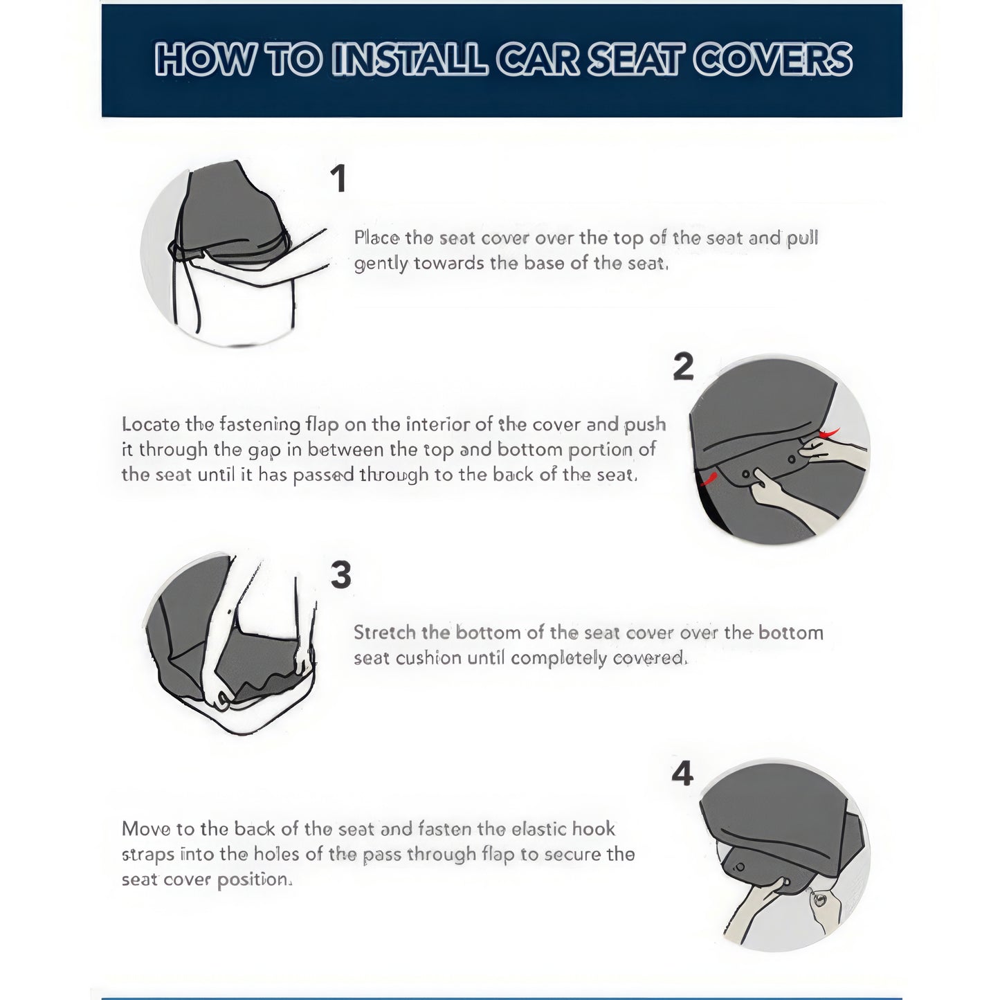 Qld Maroons State of Origin NRL Car Seat Covers