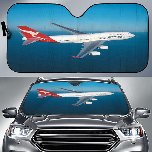 Qantas 747-400 Windscreen Sunshade For Cars & Trucks