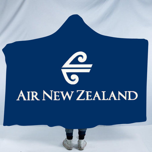 Air New Zealand Retro Koru 2, Hooded Blanket