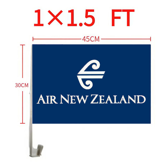 Air New Zealand Retro Car Window Flag