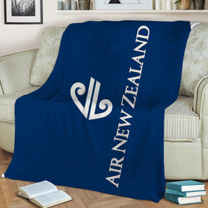 Air New Zealand Retro Logo Fleece Throw Blanket