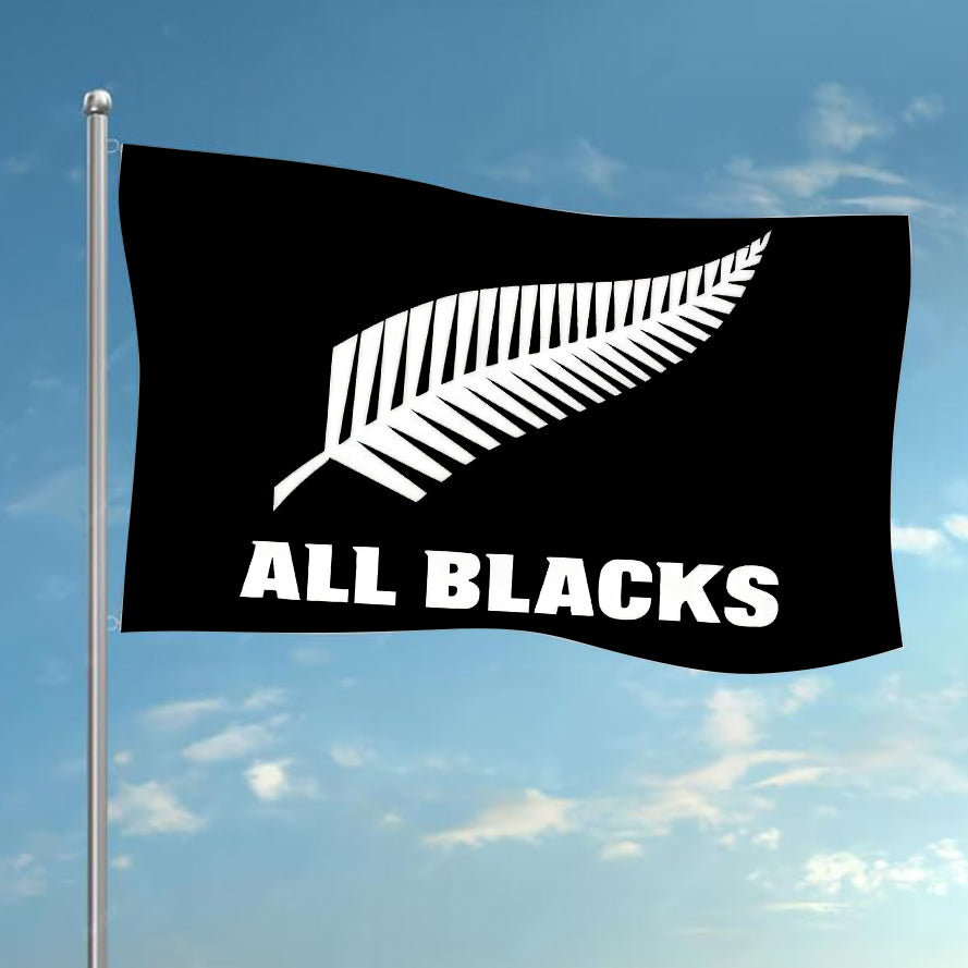 New Zealand All Blacks Flag