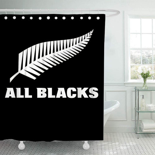 New Zealand All Blacks Shower Curtain