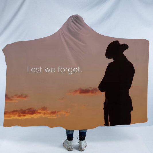 Anzac Day 1 Hooded Blanket