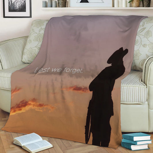 Anzac Day 1 Throw Blanket