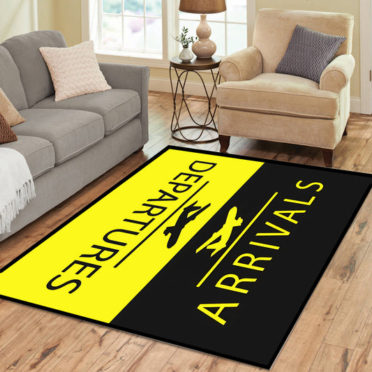 Arrivals Departures Rectangle Rug