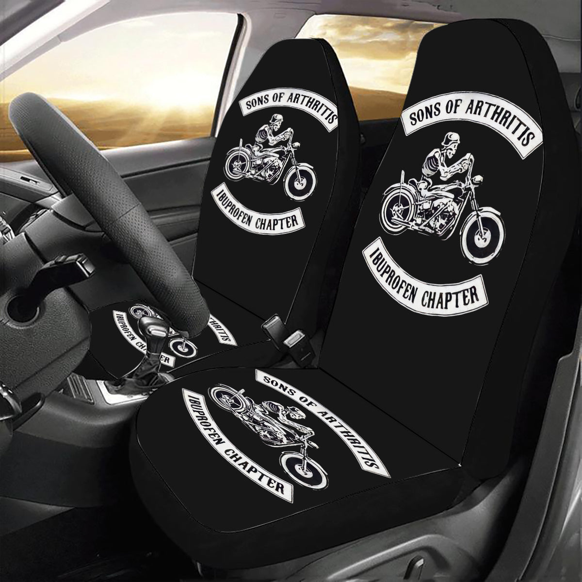 Sons of Arthritis Car Seat Covers