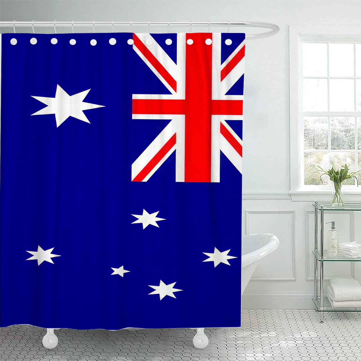 Australia Flag Shower Curtain