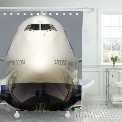 747 Up Close Shower Curtain