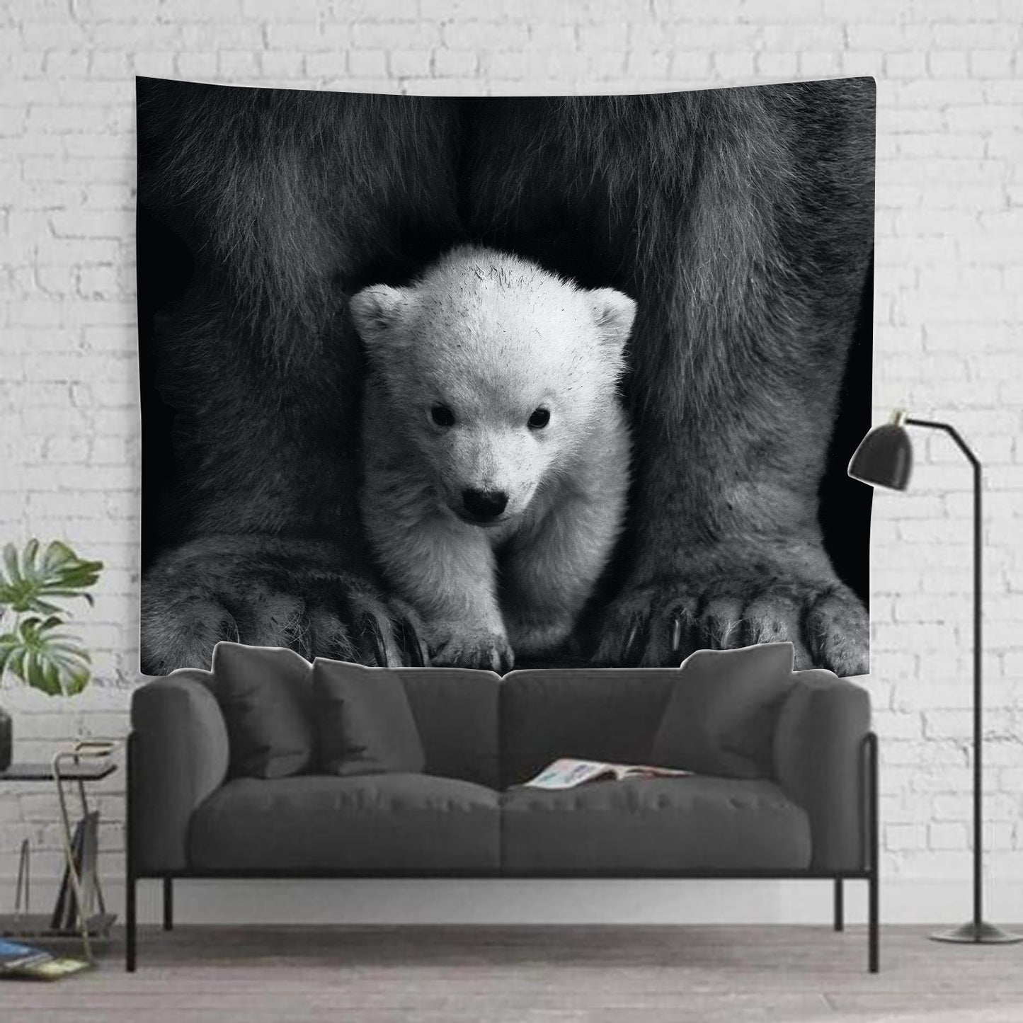 Bear Cub and Mum  Tapestry