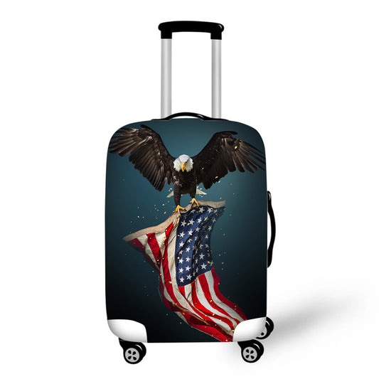 Bald Eagle with American Flag Luggage / Suitcase Covers