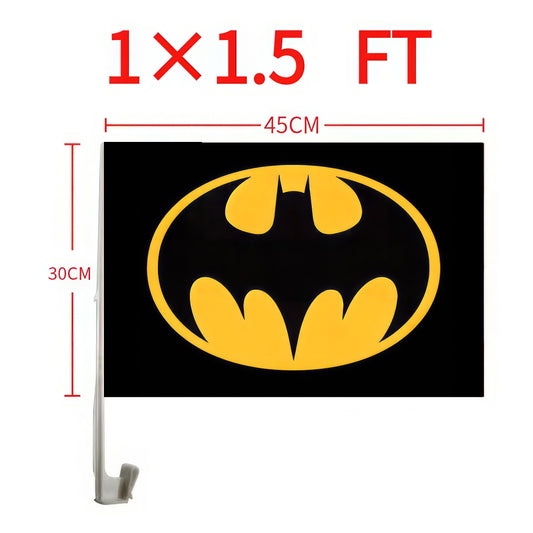 Batman Car Window Flag