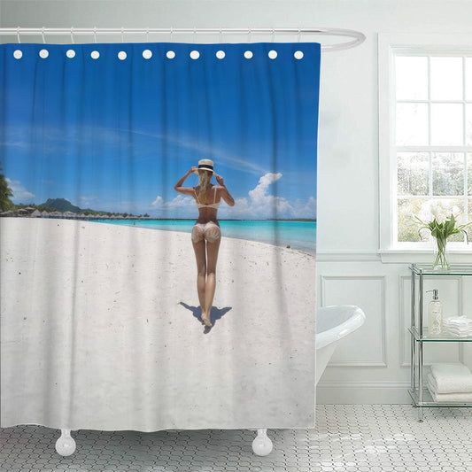 Life on the Beach Shower Curtain