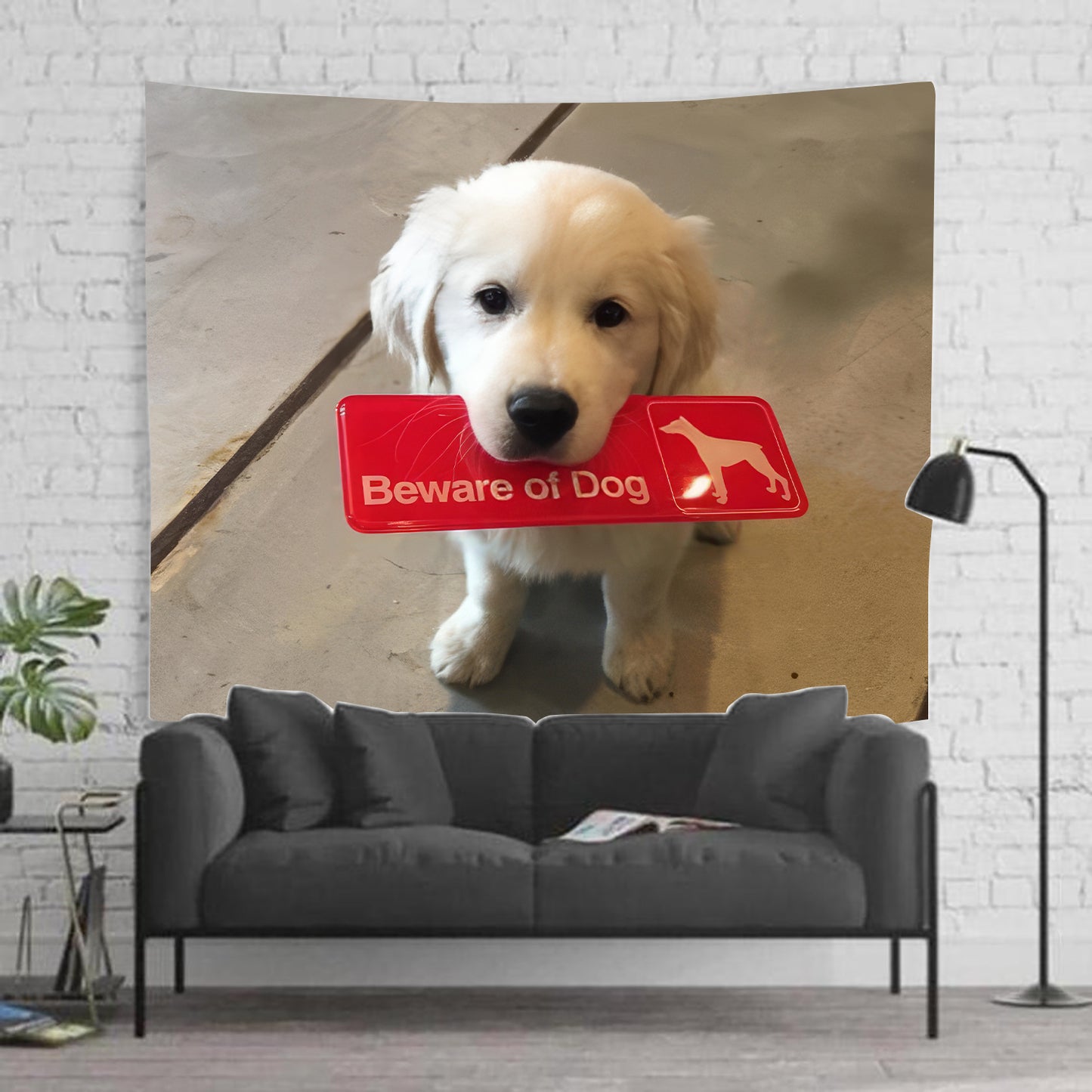 Beware of the Dog Tapestry