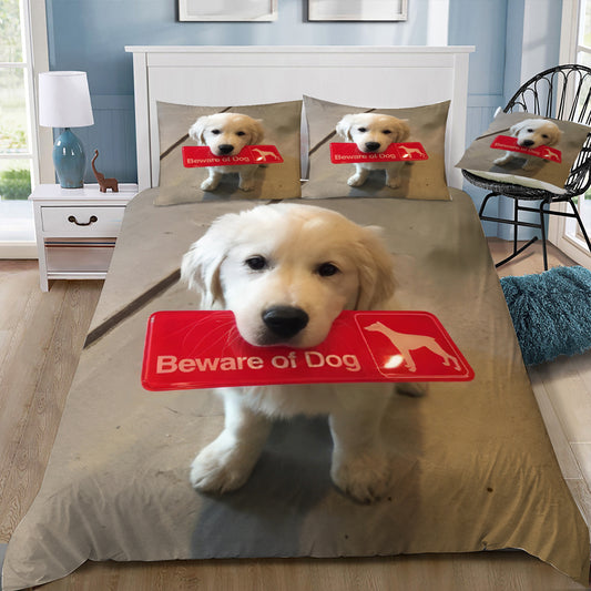 Beware of the Dog Doona / Duvet Cover and 2 Pillow Slips
