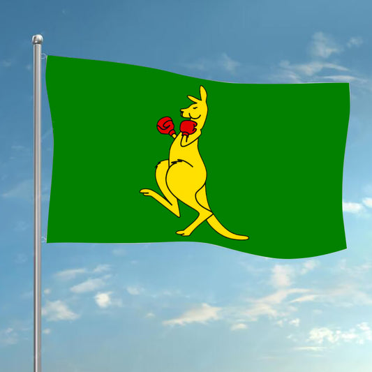 Boxing Kangaroo Flag