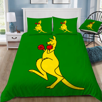 Boxing Kangaroo Doona / Duvet Cover and 2 Pillow Slips