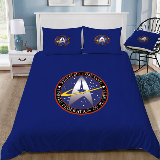 Star Trek Starfleet Command Doona / Duvet Cover and 2 Pillow Slips