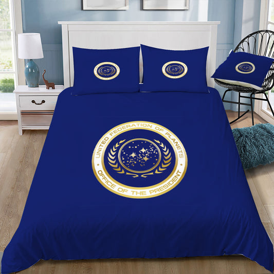 Star Trek United Federation of Planets Doona / Duvet Cover and 2 Pillow Slips