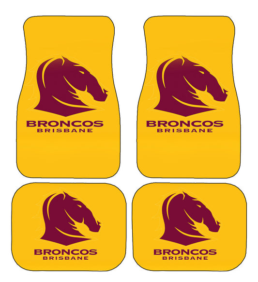 Brisbane Broncos NRL Car Floor Mats