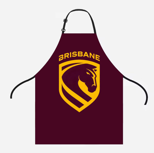 New Brisbane Broncos Logo Bbq & Kitchen Apron