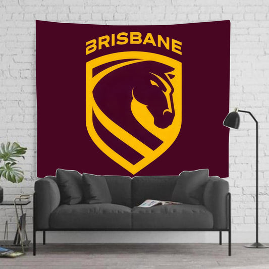 New Brisbane Broncos Logo Tapestry