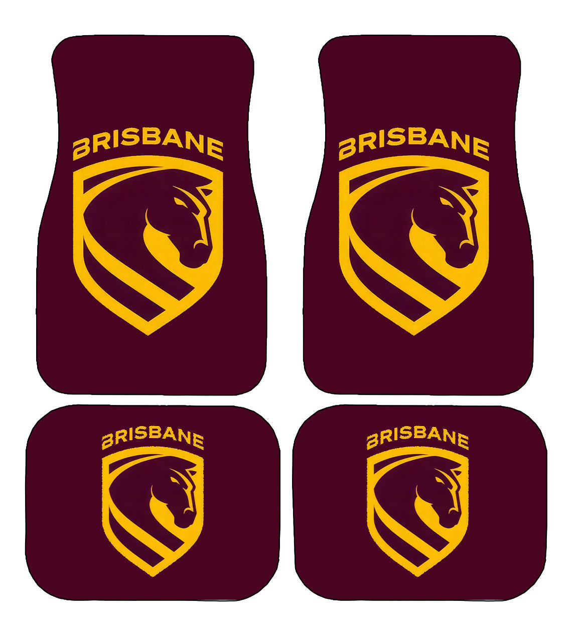 Brisbane Broncos New Logo NRL Car Floor Mats