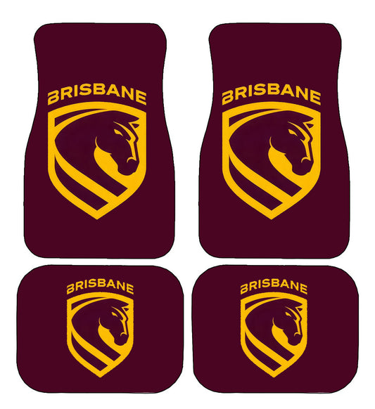 Brisbane Broncos New Logo NRL Car Floor Mats