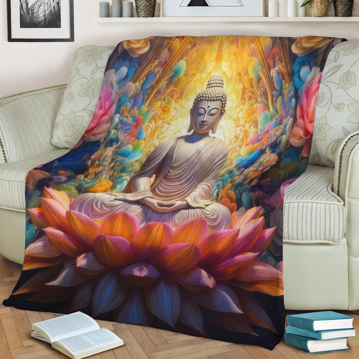Buddha 1 Throw Blanket