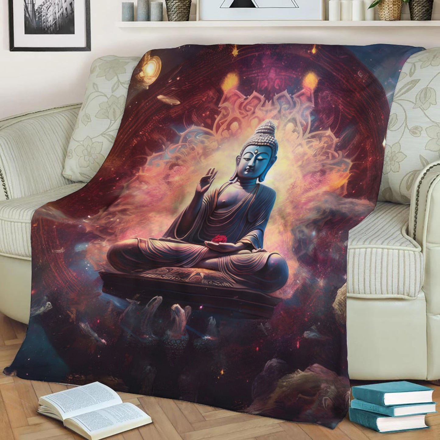 Buddha 3 Throw Blanket