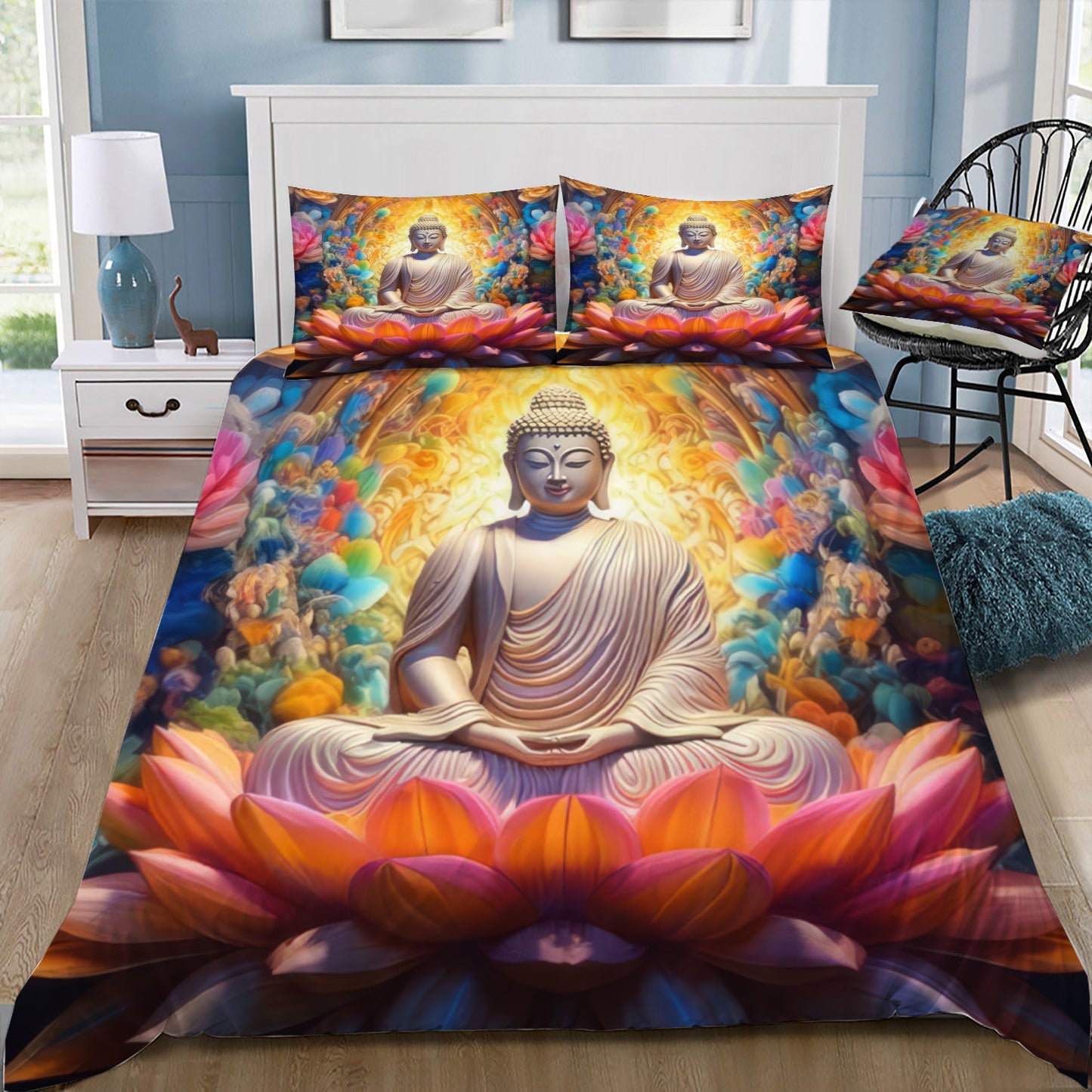 Buddha no.4, Doona / Duvet Cover and 2 Pillow Slips