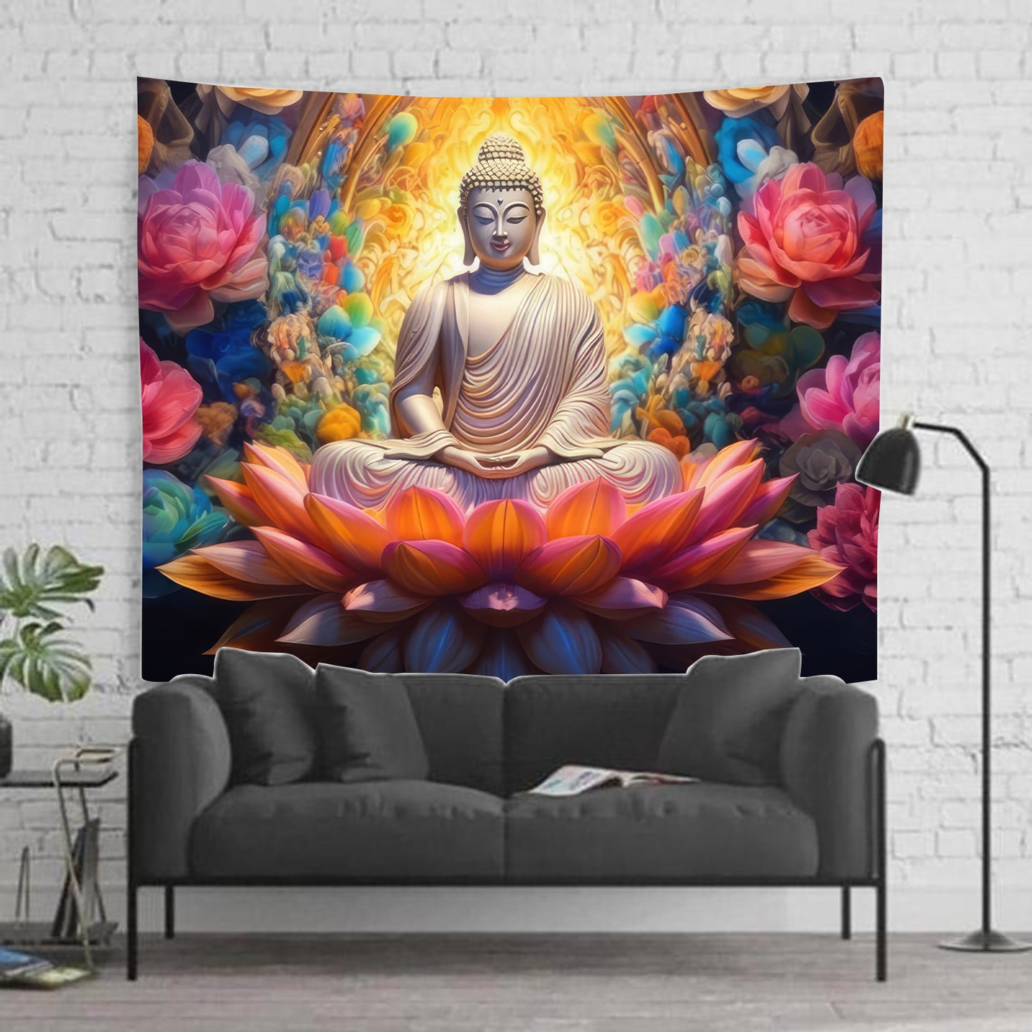Buddhism Print Tapestry