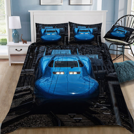 Shinkansen Bullet Train Doona / Duvet Cover and 2 Pillow Slips