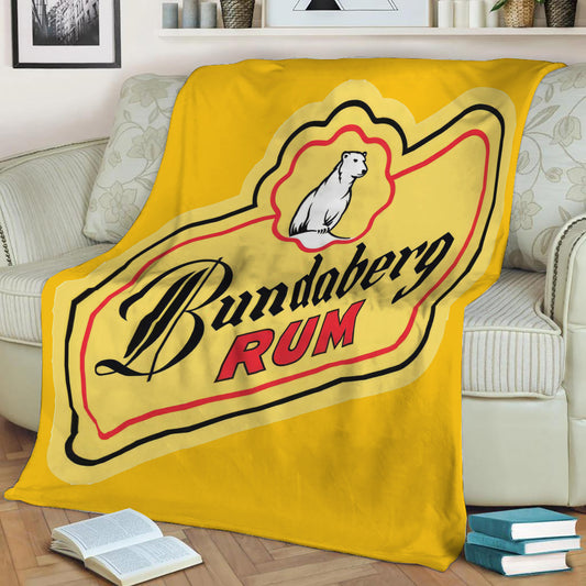 Bundaberg Rum Fleece Throw Blanket