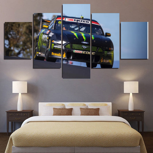 Cam Waters Ford Mustang Supercars Canvas Prints