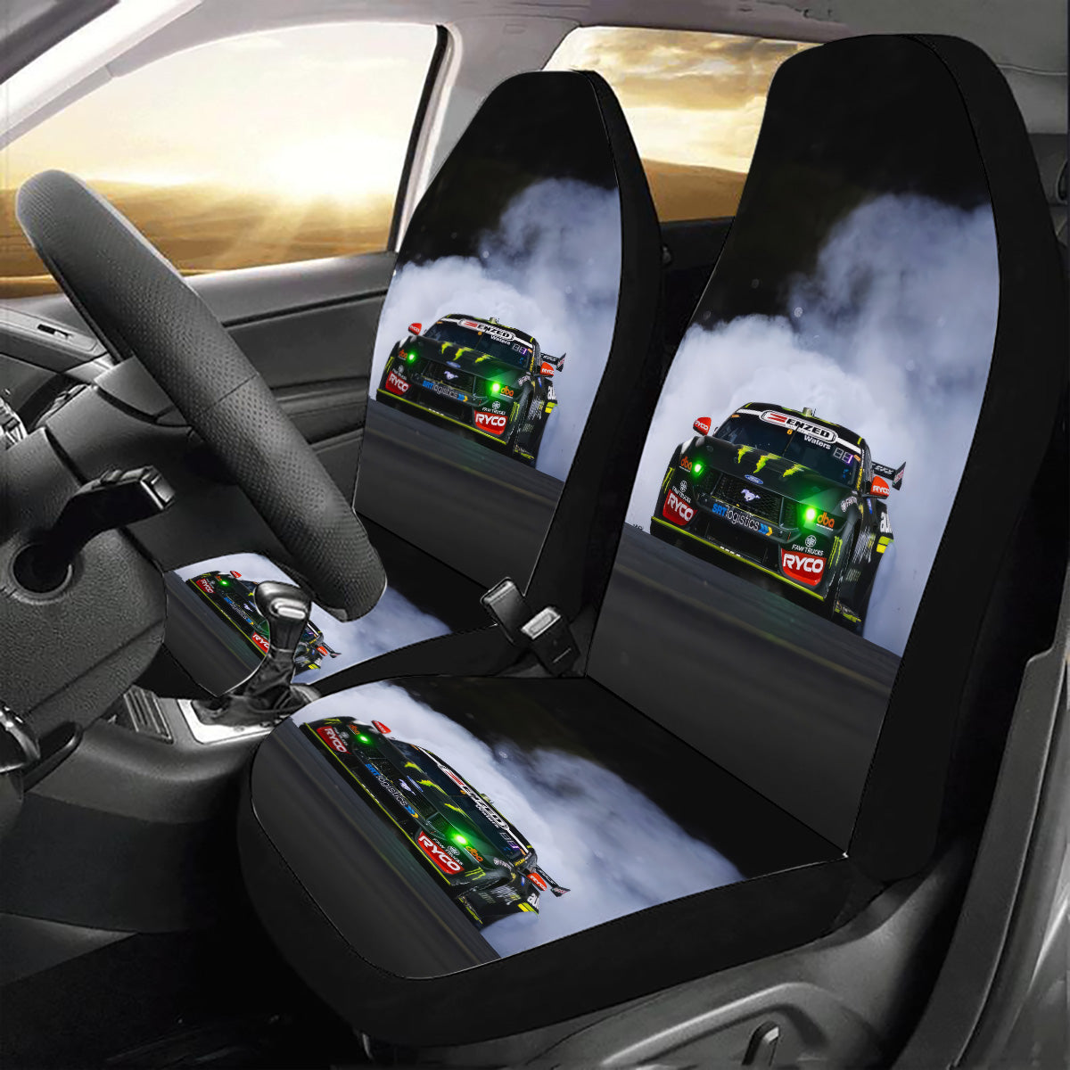 Cam Waters Burnout Supercars Win Car Seat Covers